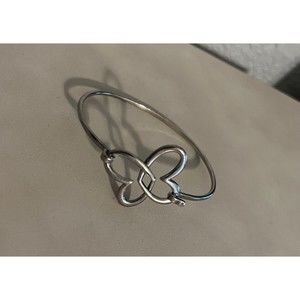 James Avery Linked Butterfly Heart hook on bracelet RETIRED